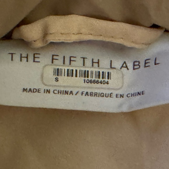 THE FIFTH LABEL Designer Beige Puffer Jacket Women’s Sz S Coat Trendy Fit - Picture 12 of 16